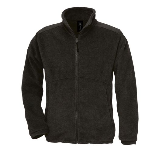 B&amp;C Icewalker+ Outdoor Full Zip Fleece Black