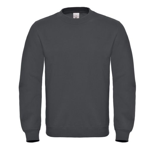 B&amp;C ID.002 Cotton Rich Sweatshirt Anthracite