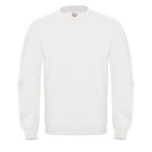 B&amp;C ID.002 Cotton Rich Sweatshirt White