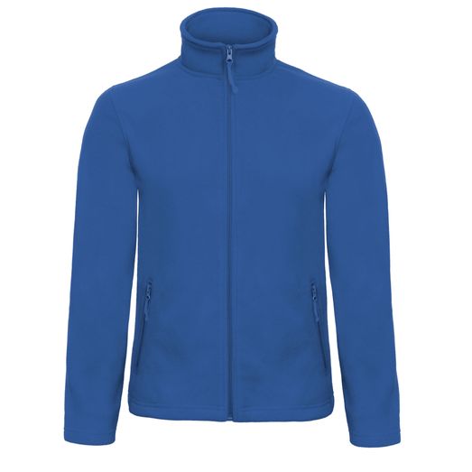 B&amp;C ID.501 Men's Micro Fleece Full Zip Royal Blue