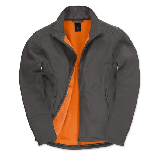 B&amp;C ID.701 Softshell Jacket Dark Grey
