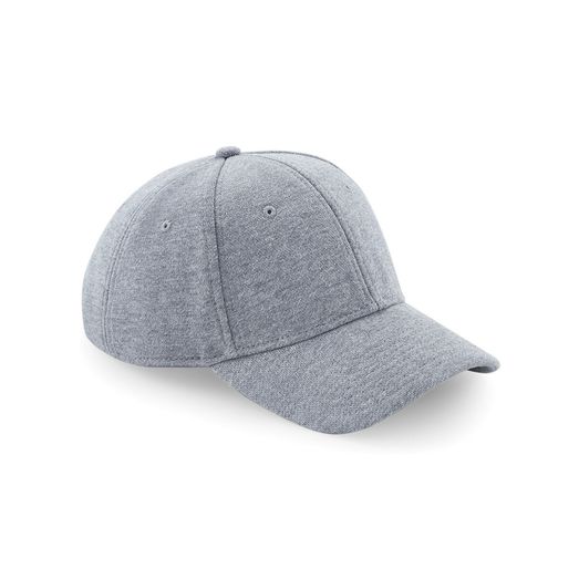 Beechfield  Jersey Athleisure Baseball Cap_x000D_ Heather Grey