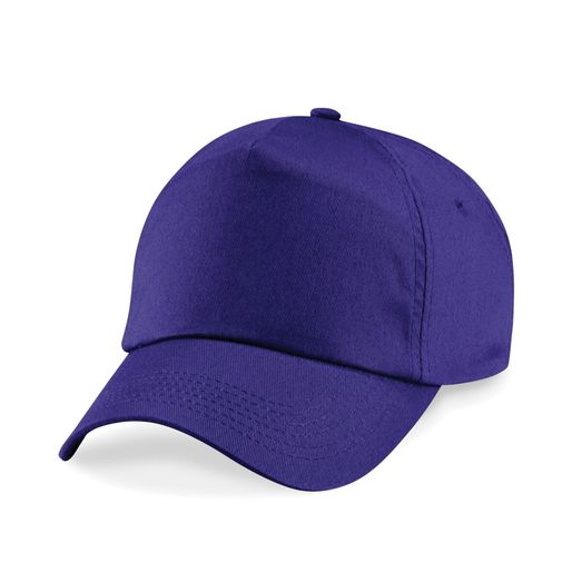 Beechfield  Junior Original 5 Panel Cap Purple
