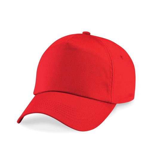Beechfield  Junior Original 5 Panel Cap Bright Red