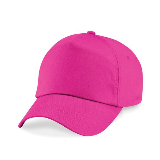 Beechfield  Junior Original 5 Panel Cap Fuchsia