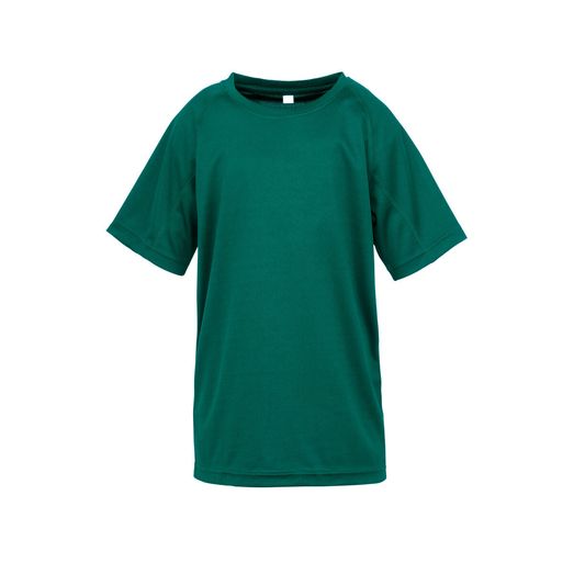 Spiro Impact Junior Performance Aircool Tee Bottle Green