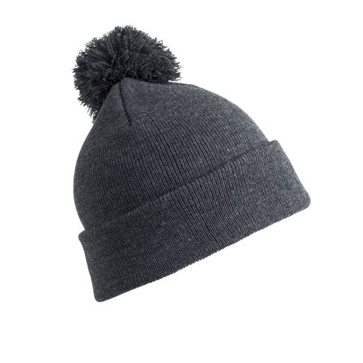 Result Winter Essentials Junior Pom Pom Beanie Grey