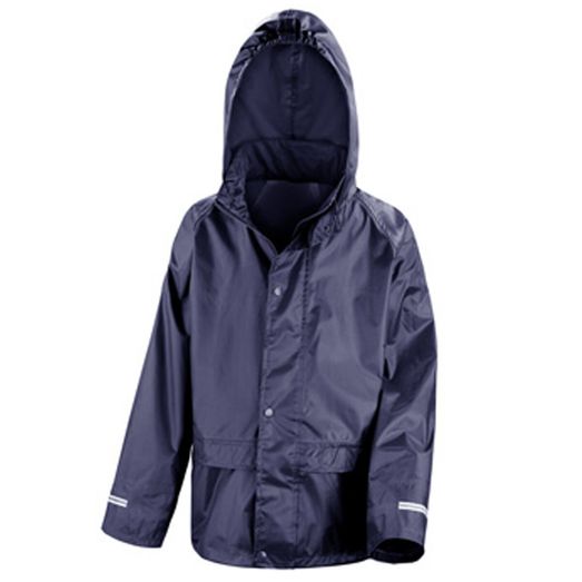 Result Core Junior Rain Jacket Navy Blue
