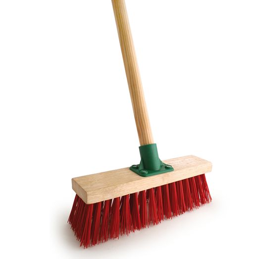 Bentley Red PVC Yard Broom - 11" Head