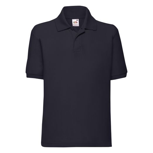 Fruit Of The Loom Kid's 65/35 Polo Deep Navy