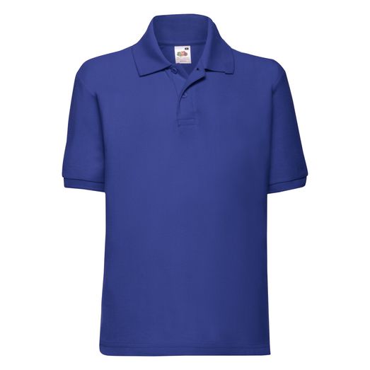 Fruit Of The Loom Kid's 65/35 Polo Royal