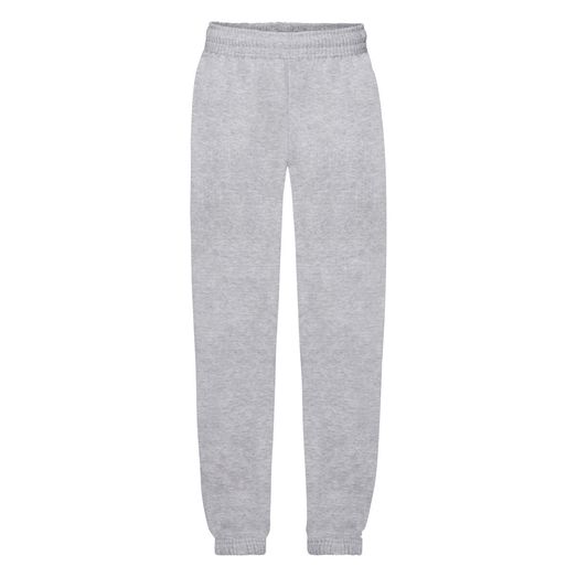 Fruit Of The Loom Kid's Classic Elasticated Cuff Jog Pant Heather Grey