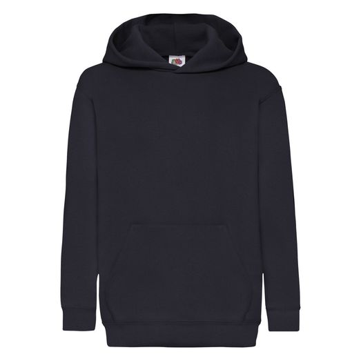 Fruit Of The Loom Kid's Classic Hooded Sweat Deep Navy