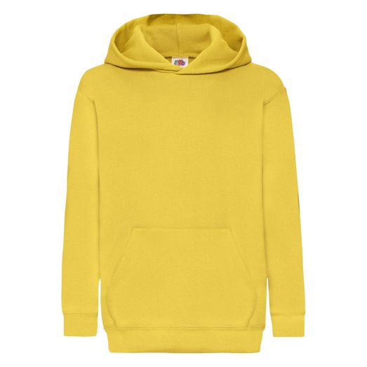 Fruit Of The Loom Kid's Classic Hooded Sweat Sunflower