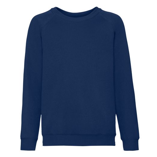 Fruit Of The Loom Kid's Classic Raglan Sweat Navy Blue
