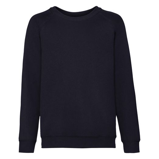 Fruit Of The Loom Kid's Classic Raglan Sweat Deep Navy