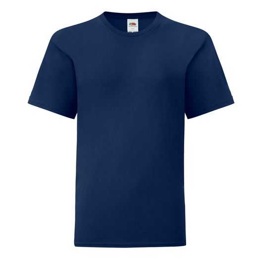 Fruit Of The Loom Kid's Iconic 150 Tee Navy Blue