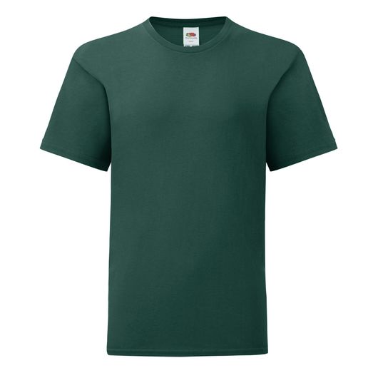 Fruit Of The Loom Kid's Iconic 150 Tee Forest Green