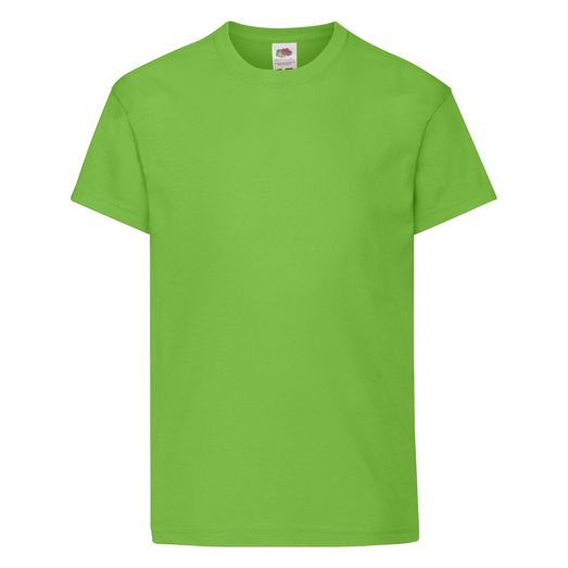 Fruit Of The Loom Kid's Original T Lime