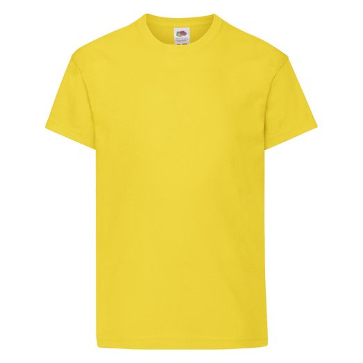Fruit Of The Loom Kid's Original T Yellow