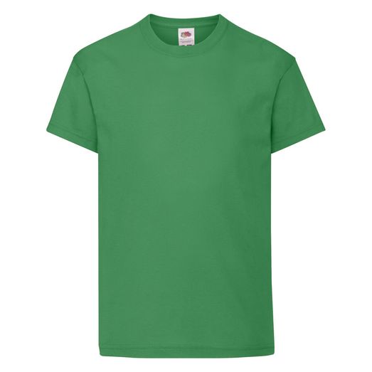 Fruit Of The Loom Kid's Original T Kelly Green