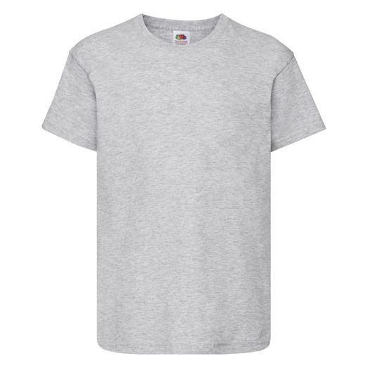 Fruit Of The Loom Kid's Original T Heather Grey