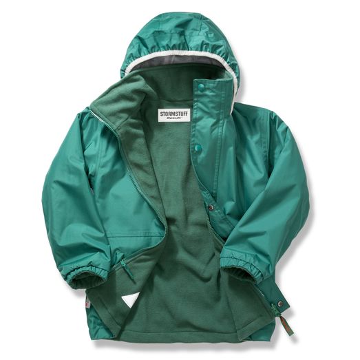 Result Kid's Reversible StormDri 4000 Fleece Jacket Bottle Green/Bottle Green