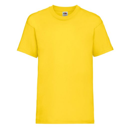Fruit Of The Loom Kid's Valueweight T-Shirt Sunflower