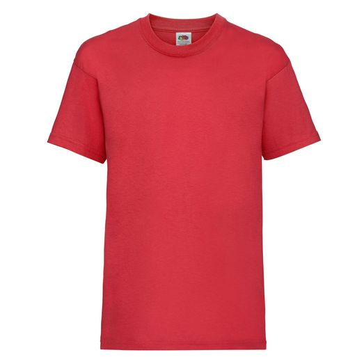 Fruit Of The Loom Kid's Valueweight T-Shirt Red