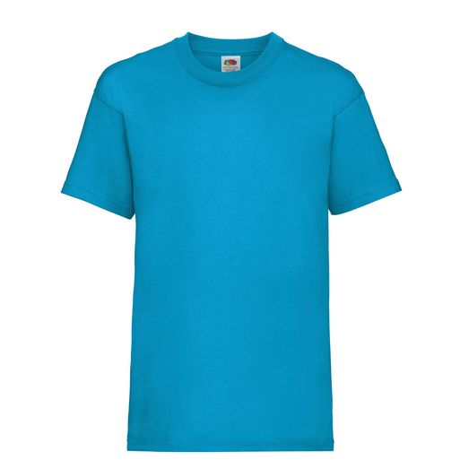 Fruit Of The Loom Kid's Valueweight T-Shirt Azure Blue