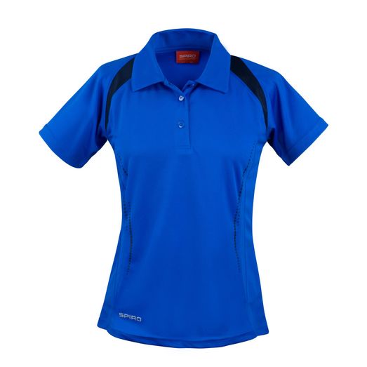 Spiro Ladies'  Team Spirit Polo Shirt Royal/Navy