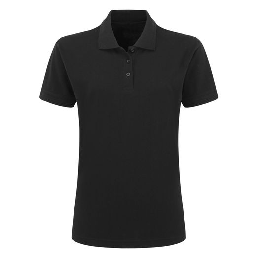 Ultimate Clothing Company Ladies' 50/50 220gsm Pique Polo Black