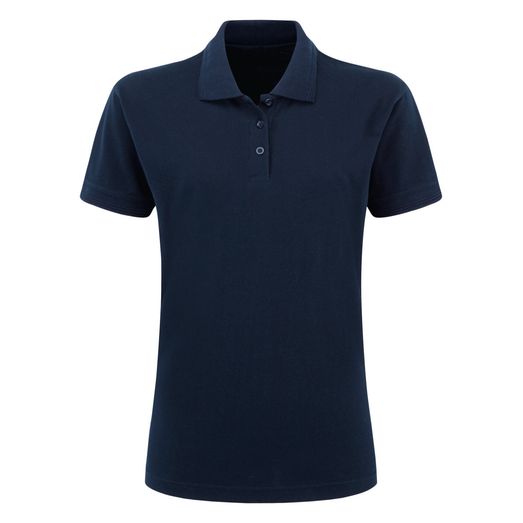 Ultimate Clothing Company Ladies' 50/50 220gsm Pique Polo Navy Blue