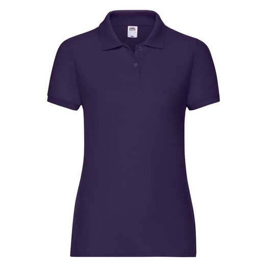 Fruit Of The Loom Ladies' 65/35 Polo Purple