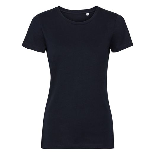 Russell Pure Organic Ladies' Authentic Tee Pure Organic French Navy