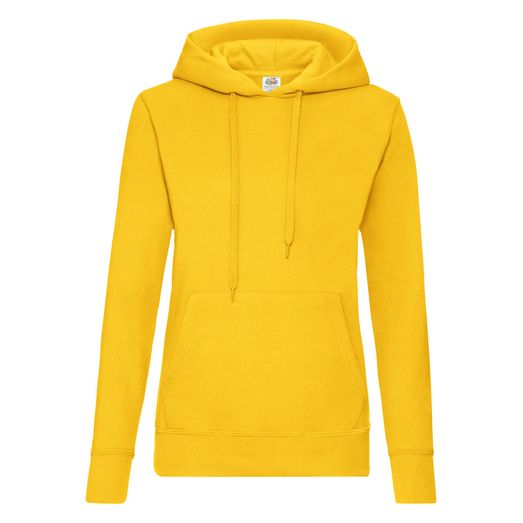 Fruit Of The Loom Ladies' Classic Hooded Sweat Sunflower
