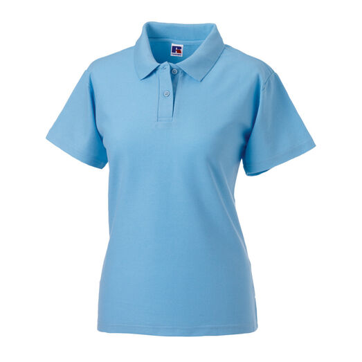 Russell Ladies' Classic Polycotton Polo Sky Blue