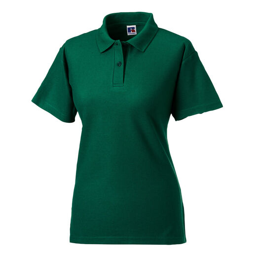 Russell Ladies' Classic Polycotton Polo Bottle Green