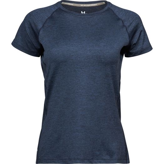 Tee Jays Ladies' CoolDry Tee Navy Melange