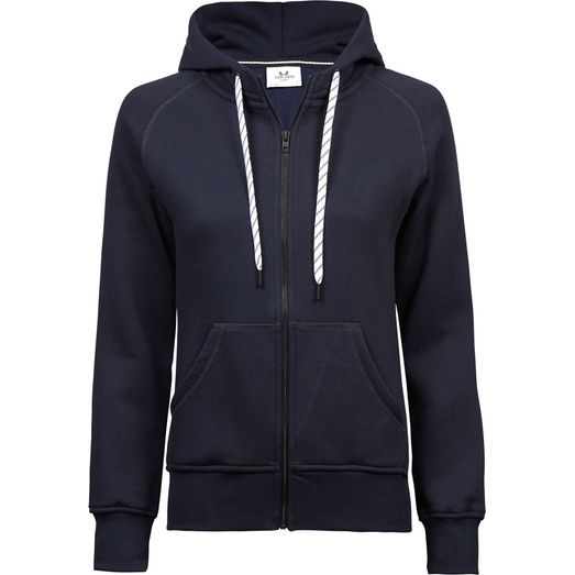 Tee Jays Ladies' Fashion Full Zip Hooded Sweat Navy Blue