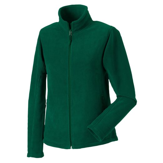 Russell Ladies' Full Zip Outdoor Fleece Bottle Green