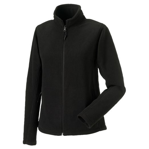 Russell Ladies' Full Zip Outdoor Fleece Black