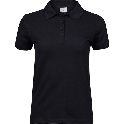 Tee Jays Ladies' Heavy Polo Black