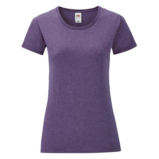 Fruit Of The Loom Ladies' Iconic 150 Tee Heather Purple