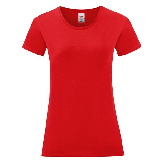 Fruit Of The Loom Ladies' Iconic 150 Tee Red
