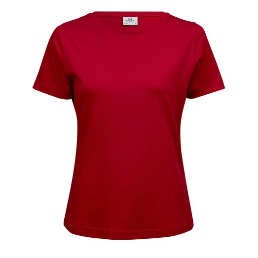 Tee Jays Ladies' Interlock Tee Red