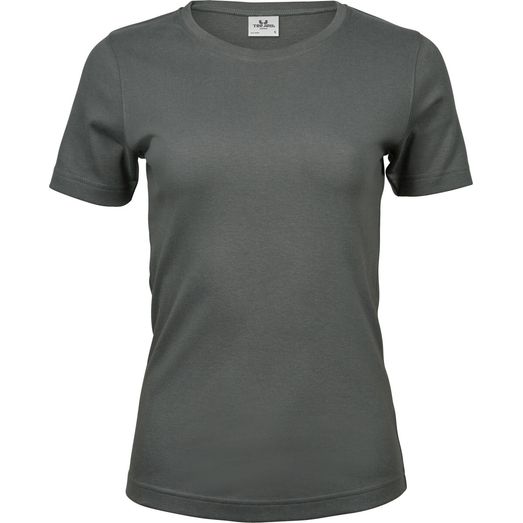 Tee Jays Ladies' Interlock Tee Powder Grey