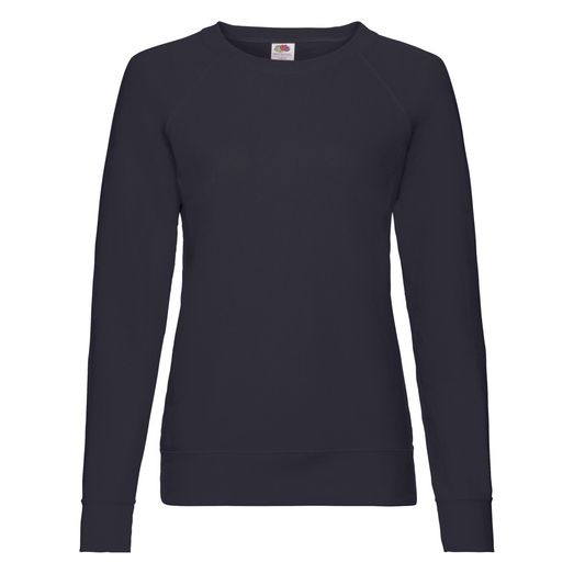 Fruit Of The Loom Ladies' Lightweight Raglan Sweat Deep Navy