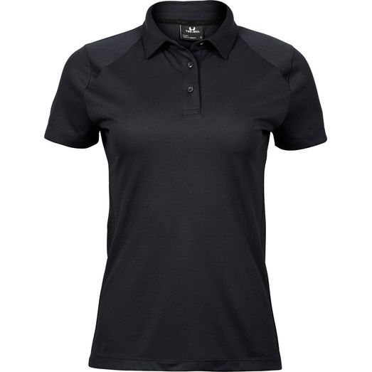Tee Jays Ladies' Luxury Sport Polo Black