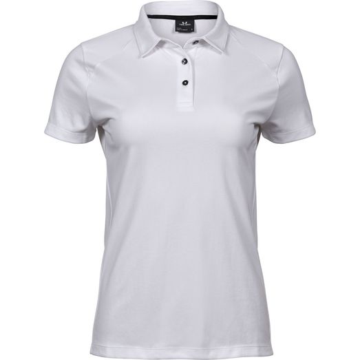 Tee Jays Ladies' Luxury Sport Polo White